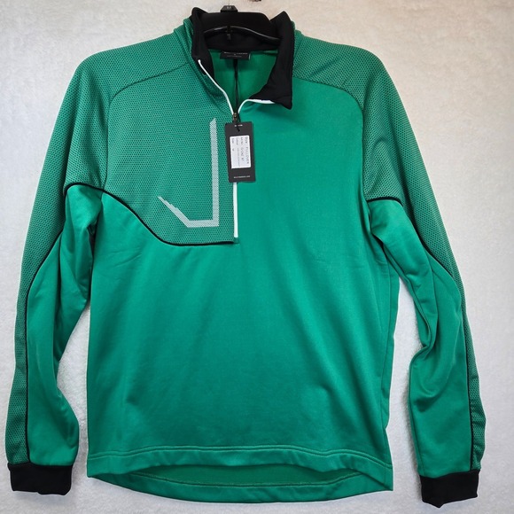 Galvin Green Pullover Golf Jacket Mens Medium Daxon Insula Mid Layer Fleece NEW - Picture 1 of 10